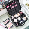Nowa torba do makijażu dla kobiet Podróż Wodoodporne Oxford Cloth Necary Beauty Brush Haft narzędzie do przechowywania kosmetyki A3BF#