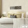 Wallpapers Roll Wallpaper Plain Straw Texture Linen Bedroom Living Room Office For Modern Walls W62