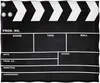 Dekens Film Clapboard Deken Dubbelzijdig Print Gooi Lichtgewicht Duurzaam Gezellig Voor Lover Volwassen Cadeau Zwart 50"x60"