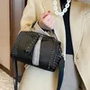 Diamds Женская сумка через плечо Роскошные женские сумки из искусственной кожи 2021 Брендовые дизайнерские маленькие сумки Menger с заклепками Bolsa Feminina 768L #