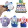 New Cartoon Piggy Spit Bubble Decompression Squeeze Toy Funny Kids Vent Doll Decompression Toy