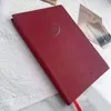 Ensemble bloc-notes et stylos de styliste, Logo imprimé, bonne qualité, cahier rigide rouge, cadeau pour Journal de voyage