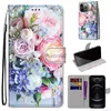 Samsung Galaxy A10 A20 A20S A20S A20E A30 A30S A40 A50 A50S A70 A70S BOOK PAINTED WALLET FLIP CARDスロットカバーレザーYQ240330の携帯電話ケースケースケース