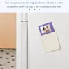 Ramki magnetyczna rama rama DIY DIY do lodówki domowe biuro ścienne Pocket Display Magnes 10pcs