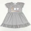 女の赤ちゃんのドレス半袖膝の長さママの女の子ファッションサマー幼児ドレス卸売子供セット240326