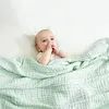 Towel YEBON ProC 2Pcs Baby Muslin Bath Towels Super Soft Cotton 6 Layers Infant Born Swaddle Blanket 41.3 X41.3 Inches