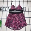 TMF Brand 2024 Summer New Fashion Sexy Bikini with Shorts Two Pieces Set Suit Beach Swim Wear Summer Leopard Swim Suit for Women