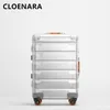 Colenara 20 "24" pouces la nouvelle valise 100% en aluminium en alliage de magnésium Busin portable boîtier de chariot hommes roulant Lage A3WS #