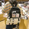 Kawaii femmes sac à dos sac d'école étanche pour adolescent fille étudiant Bookbag ordinateur portable sac à dos mignon femme voyage sac à dos Mochila W24b #