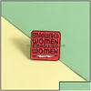 Broches broches épingles émail féminisme autonomisé les femmes insigne préconisent l'égalité des bijoux d'épingle pour les amis 6119 Q2 Drop Deli livraison dhtut