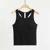 Align Lemons Yogavest met tanktops voor dames Fitness Mouwloos Cami Sportshirts Slank geribbeld Hardlopen Gymvest Ingebouwde bh-top Blouses #llc