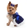 Dog Apparel 10PCS/in Pairs Small Cat Bowknot For Dogs Hair Bows Pet Grooming Accessories Winter Snowflakes