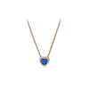 Jiaduola S925 Pan Sterling Sier or Rose marguerite amour collier chaîne produit collier pour petite amie