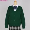 new Arrival Jk School Uniforms Cardigans Sweater Tops Japanese Students Uniform Cute Girls High School Sweaters Lg Sleeve XXL e5Bm#