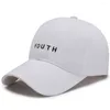 Ball Caps Sun Hats Unisex Snapback Men Baseball Cotton Korean Style Letter Embroidery Girl
