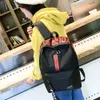 Nyl grande capacité sac à dos adolescentes couleur pure cartable femmes hommes imperméable voyage sac à dos sacs étudiant 34HZ #