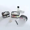 Huboone Zipper Women Makeup Bag PVC PVC Cosmetic Cosmetic Bag Travel Make Up Organizer Beauty Beauty Case W Pouch Kit H4L5#