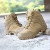 Boots Brand Tactical Military Combat Boots Men Echt lederen Amerikaanse leger jagen tochtcamping op bergbeklimmen winterwerkschoenen laars