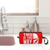 custom This Is The Way Toiletry Bag Women TV Series Makeup Cosmetic Organizer Lady Beauty Storage Dopp Kit Case i37L#