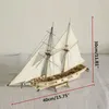 木製船モデルセールボートDIYクラフトキットおもちゃハンドソン能力教育ビルディングブロックティーンエイジャーの誕生日ギフト240319