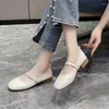 Casual Shoes For Women 2024 Fashion Basic Women's High Heels Quality Classics Square Toe Solid Color PU Ladies