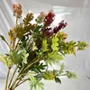 Dekorative Blumen, künstlicher Obstzweig, grüne Pflanze, natürlicher Effekt, Hausgarten für Outdoor-Balkon-Dekoration