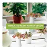 Dekorativa blommor Julsimulering Växt Succulent Decorations Faux Succulents Picks Plastic Home