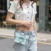 2024 Spring Summer Fi Women's Transparent Square Sling Bag Cool PVC Shoulder Bag Menger Bag Mobile Sweet Lady O24v#