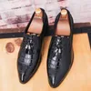 Chaussures décontractées hommes formelles en cuir hommes robe affaires hommes Oxfords fête mariage chaussures plates pour hommes Chaussure Homme mocassins