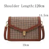 Ekose PU Deri Crossbody Çantalar Kadınlar İçin 2023 Lüks Vintage Omuz Menger Küçük Çanta Kadın Trend Seyahat Çantaları Çanta Z7X9#