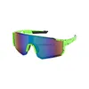 Óculos de sol esportivos, lentes coloridas, óculos de ciclismo ao ar livre, masculino, corrida, à prova de vento