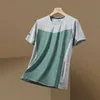 Herr t-shirts snabb torr sport t-shirt herr 2024 kort ärm sommar casual patch arbete plus extra stor 3xl t-shirt topp t-shirt j240330