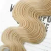 人間の髪はブロンドの純粋な613の横糸をヴァージンヘア3織り延長ドロップデリバリー製品remy virgin dhxcu