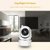 Sicherheit HD 1080p drahtlose Netzwerkkamera Wifi360CCTV-Kamera Mini-Haustier-Videoüberwachungskamera mit Wifi-Babyphone 2MP Smart Home 5G-Übertragung