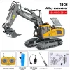 RC Excavator 2.4G пульт дистанционного управления трактор RC Car Toys Toys Trup Truck Bulldozer Engineering автомобиль Рождество Дня рождения мальчик подарки