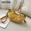 Японский банан Apple Carto Cute Kawaii Lady Menger Bag Девушка Холст Сумка Женский Студент Плечо Женщина Сумка Для Хранения Кошелек g8BV #