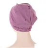 Beanie/Skull Caps Women Muslim Turban Big Knot Islamic Inner Hijab Twisted Headwrap Headcarsves India Hats Femme Musman Turb Dhgarden Dhr2v