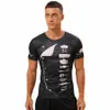 Herren Restaurant Küche Köche Kostüm Fi 3D Gedruckt Chef T-shirt Tops Food Service Arbeitskleidung Rundhals Kurzarm Tops i33w #