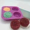 Strumenti di cottura Stampo per budino Stampo per gelatina in gel di silice Portatile Flessibile Utile Cheesecake a forma di fiore 3D