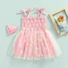 Girls Dresses Ma Baby 6M-4Y Toddler Infant Kid Dress Floral Print Tle Tutu Party Birthday Holiday For Summer Costume Drop Delivery Kid Dhksg