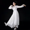 Classical Dance Practice Suit for Women, Like A Dream, z kardiganem LG, płynącą gazą, eleganckim urokiem ciała i dorosłym O0se#