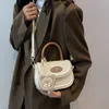 Nette Bär Casual Satteltasche für Frauen Koreanischen Stil 2023 Frühling Neue Trend Geldbörse Weibliche FI Pu Leder Umhängetasche s2Kx #