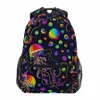 nova Mulher À Prova D 'Água Mochila Fit 17 polegada Laptop Mochila Grils Rainbow Octopus Jellyfish Shell Saco de Viagem Saco Escola Mochila q24q #