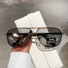 Sunglasses KAMMPT oversized retro sunglasses for mens fashionable polarized light color changing glasses double bridge driving sunglasses J240330