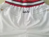 Mens''Chicago''Bulls''shorts Basketball Retro Mesh Embroidered Casual Athletic Gym Team Shorts white 001