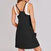 Casual Dresses Women Loose Vintage ärmlös klänning Sexig Summer Vest Tank Strap Halter Boho Sport Tickets Mini kjol 2024