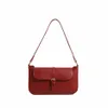 Czerwone skórzane torby na ramiona dla kobiet Fi torebki dla kobiet 2022 Projektantki luksusowe małe torby kobiety torebka B36R#
