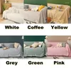 Chair Covers Pure Color Cotton Bedding Office Sofa Knitted Cover Blanket For Bed Airplane Travel Blankets