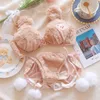 Soutien-gorge Ensembles En Peluche Femmes Lingerie Hiver Sexy Sous-Vêtements Ensemble Belle Ours Doux Soutien-Gorge Chaud Filles Ropa Intérieur Femenina Lingerie