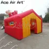 wholesale 5x5x3.5mH Nice design inflatable food booth inflatable concession tent kiosk bar trade show boot/candyfloss house with desk counter for Carnival party